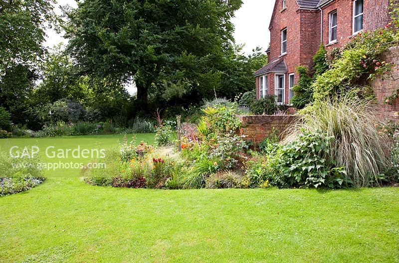 June garden - Holbeach Hurn, Lincolnshire, UK 