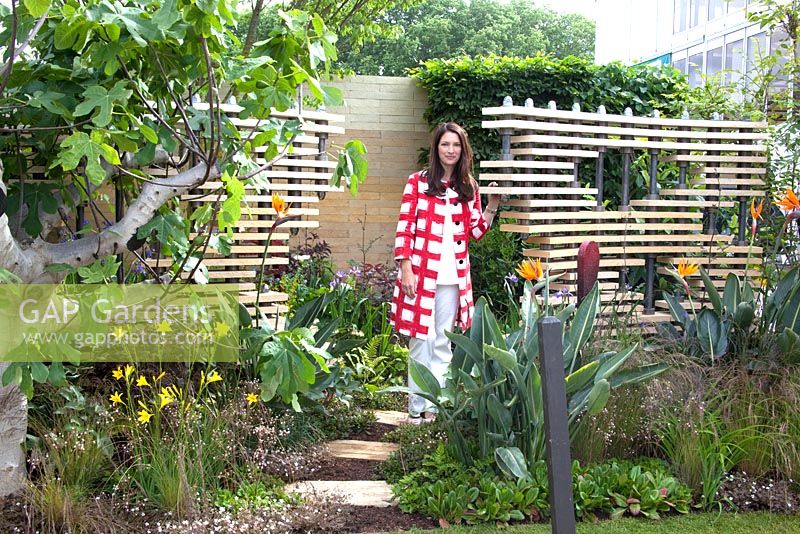 Rachel de Thame  in 'The Bradstone Fusion Garden' - Silver Gilt Medal Winner, RHS Chelsea Flower Show 2011 
 
