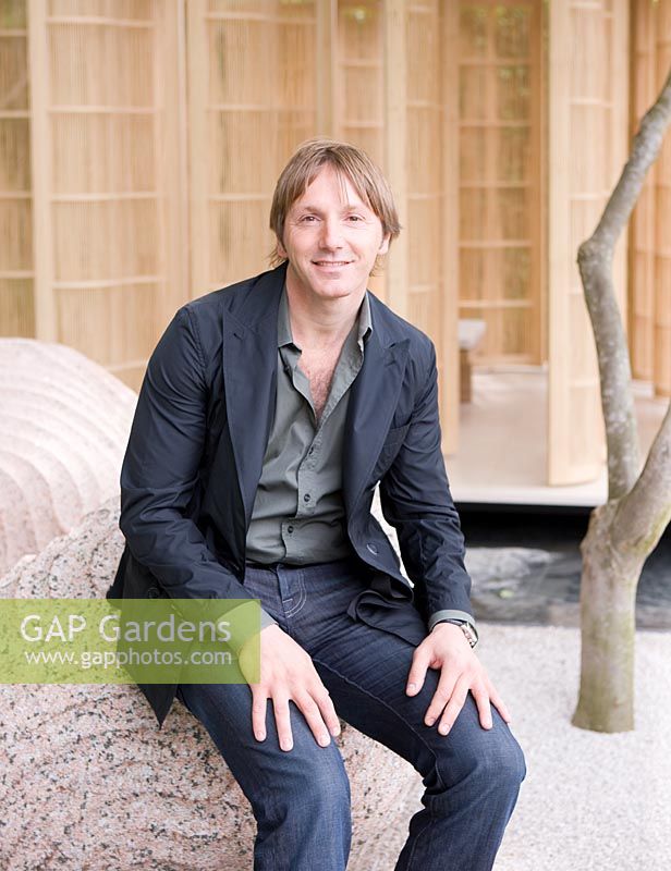 Portrait of Luciano Giubbilei  - 'The M and G Investments Garden', Silver Gilt Medal Winner, RHS Chelsea Flower Show 2011 
