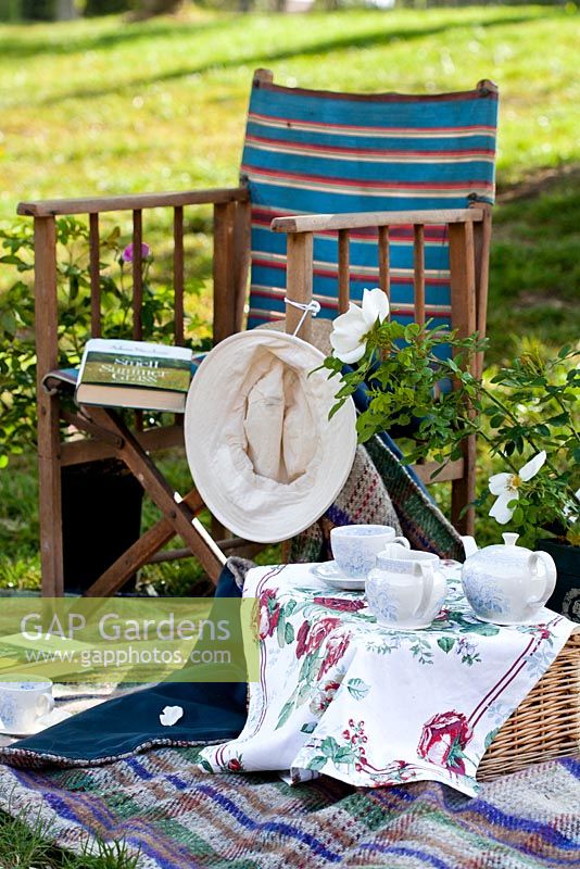 Set for picnic - Sissinghurst Castle Garden, Kent