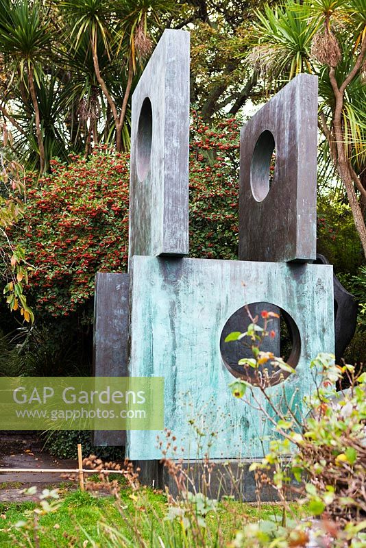 1966 Four Square Walk through - Barbara Hepworth Sculpture Garden, St Ives, Cornwall. October