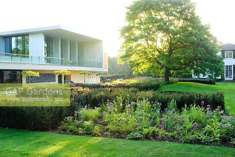 The Sainsbury Laboratory with contemporary garden designed by Schoenaich Landscape Architects - University of Cambridge Botanic Gardens