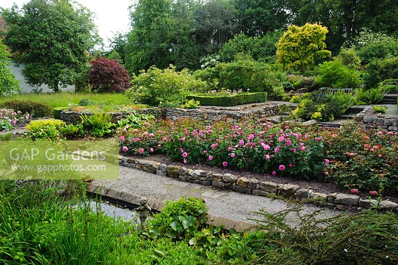 Rose Garden - Benthall Hall, Shropshire
