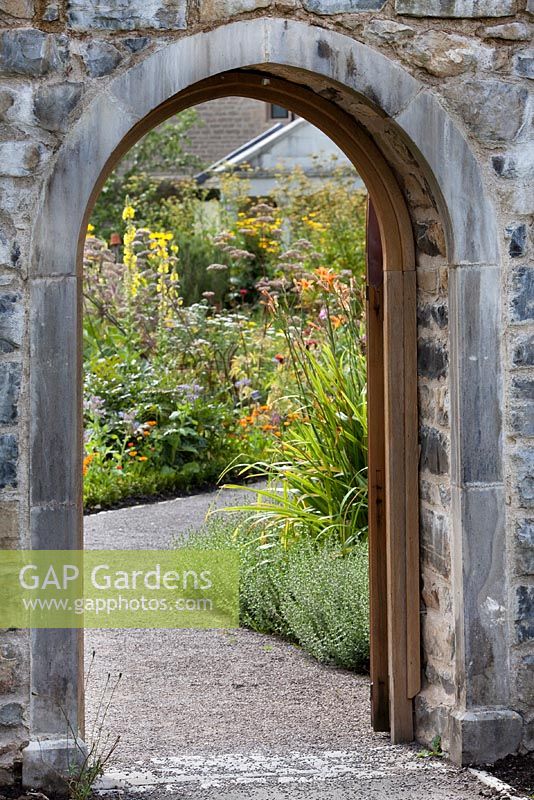 Entrance to Cowbridge Physic Garden, Wales