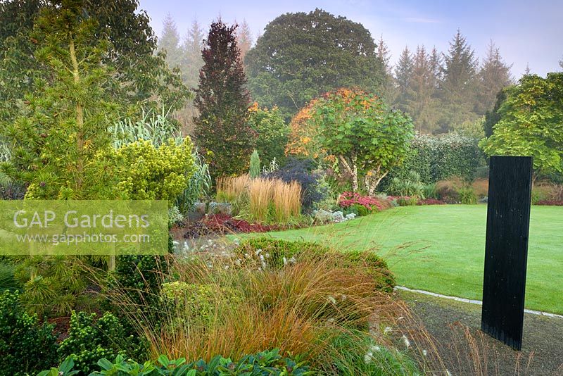 The Foliage Garden and The Plantsmans Garden at RHS Garden Rosemoor, Great Torrington, Devon, September