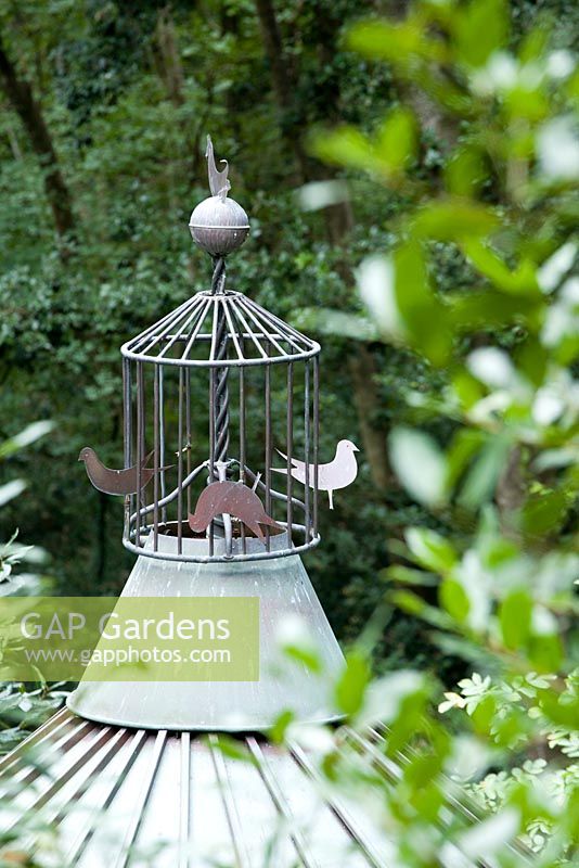 Ornamental bird cage