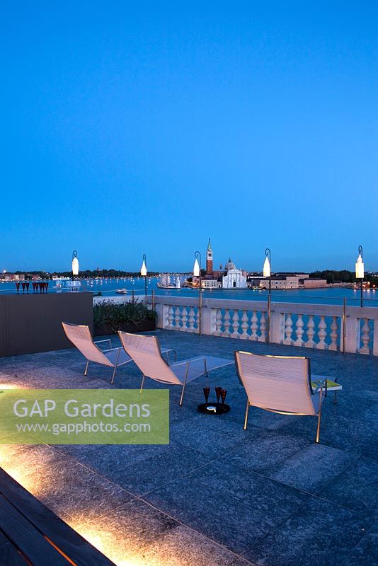 Ca' Giustiniani Terrace, Venice, Italy