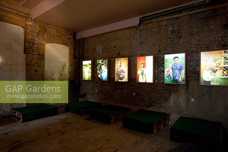 Garden of Disorientation - Unlikely scented garden in a former slaughterhouse - First Chelsea Fringe Festival, London 2012