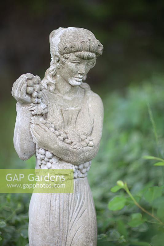 Wine goddess statue
