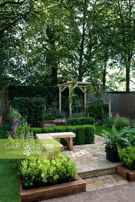 A £10,000 garden for a young couple with wildlife-friendly planting - A Compromising Situation -  RHS Hampton Court Flower Show 2012
 