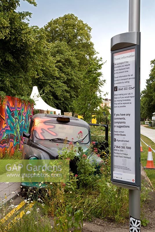 Community garden project - 'A Riot of Colour' - RHS Hampton Court Flower Show 2012 
