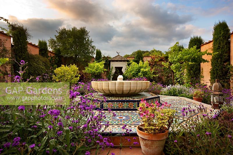 The Carpet Garden, Highgrove Garden, September 2009. Inspired by Turkish carpets in Highgrove House.   