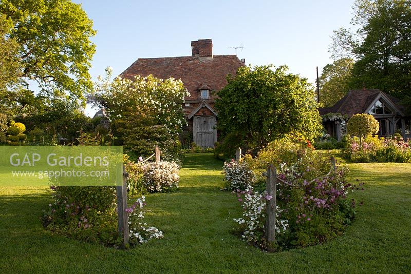 View of the garden and house, Wyckhurst Kent