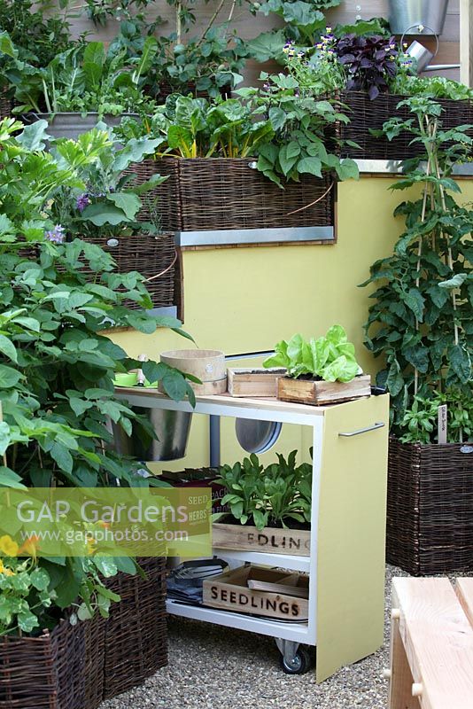 Potting trolley - The 5-A-Day Garden