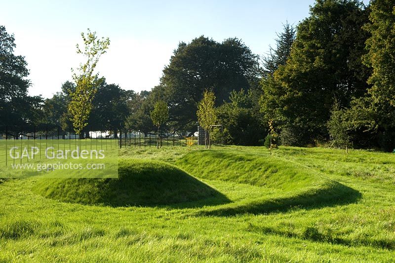 Grassy mound 