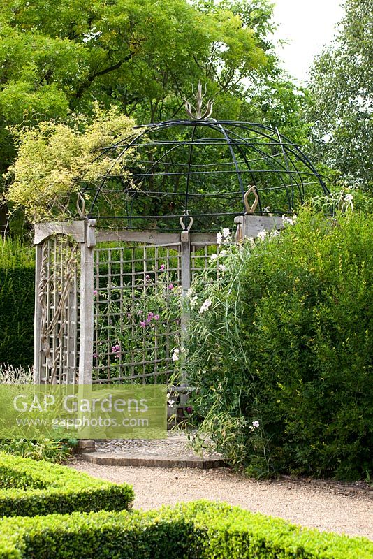 Agriframes 'Gothic' style gazebo - Capel Manor Gardens, London