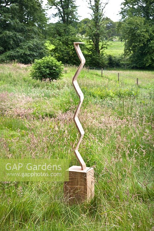 'Untitled form' made from beech wood, 2012 by Alasdair Currie