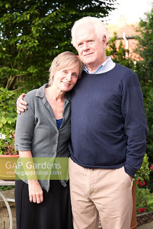Portrait of owners Mr and Mrs Hutt - Fairlight End