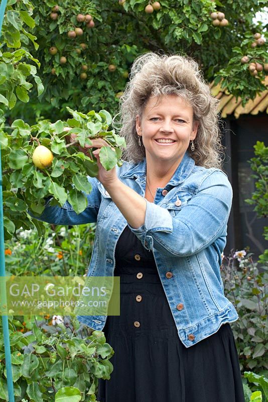Garden owner Alie Stoffers
