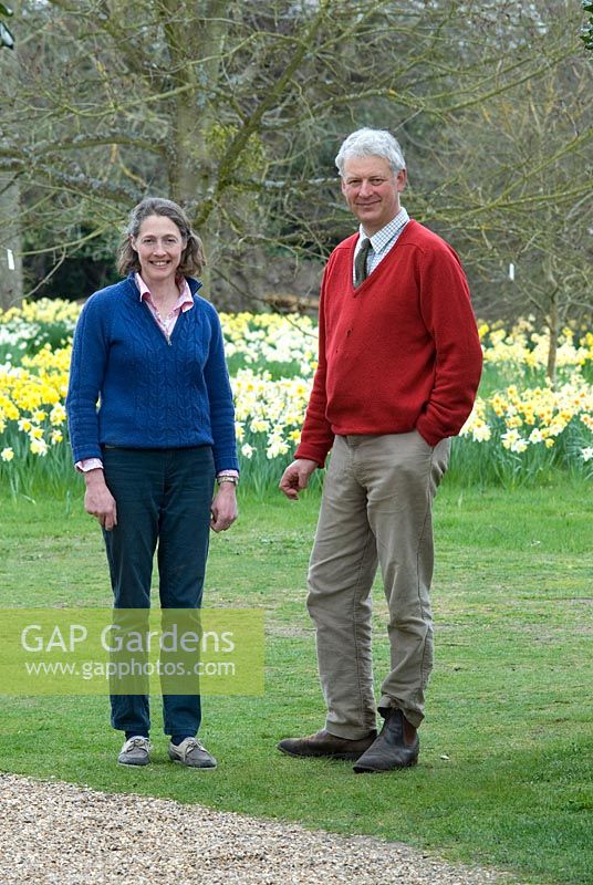 Rupert and Sara Eley owners of The Place For Plants, Suffolk, April.