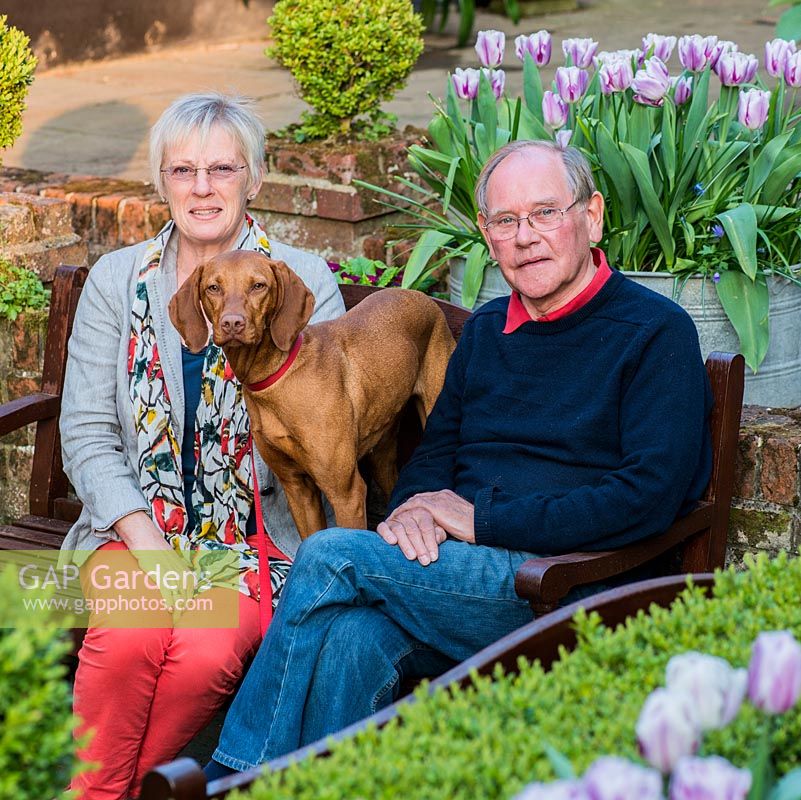 Ian and Sarah Marsh, owners of The Old Mill Garden.