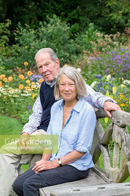 Ian and Susie Pasley-Tyler, owners of 17th century Coton Manor.