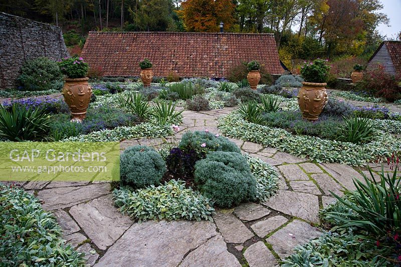 Dutch garden in Autumn.
Hestercombe Gardens, Somerset