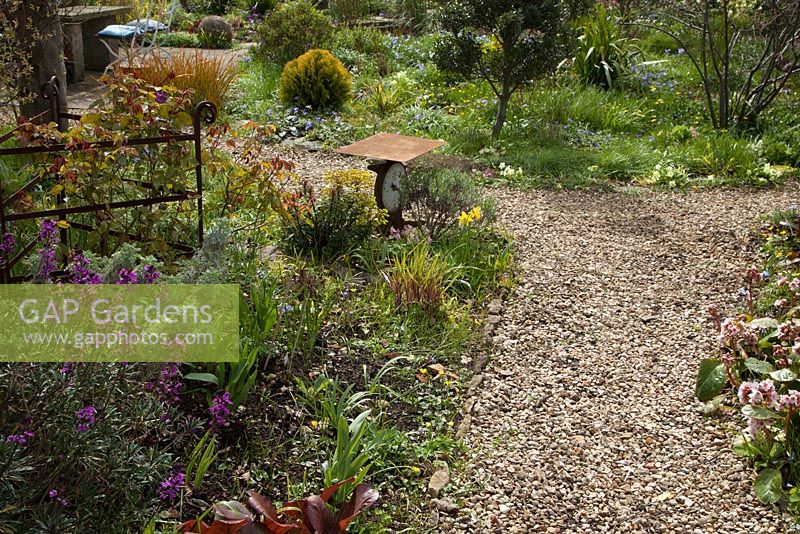 Cliff and Joan Curtis's garden, Chapel Street, Bourne, Lincolnshire