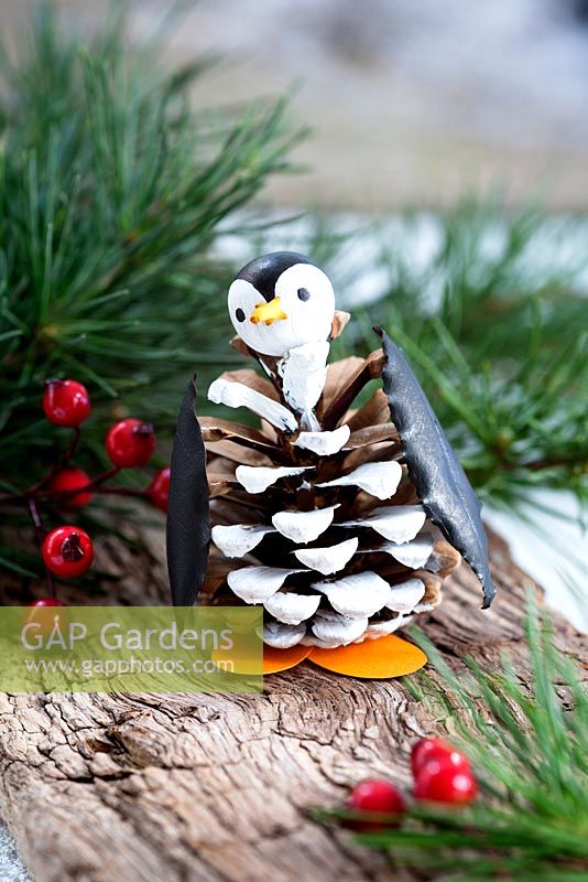 Gap Gardens Pine Cone Penguins Image No 0615961 Photo By