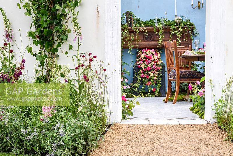 Capability Brown Enchanted Tea Party By Wyevale Garden Centres, BBC Gardeners World Live 2016, Designer Alexandra Froggatt Design. RHS Flower Show Birmingham