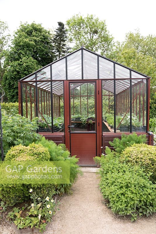 Greenhouse in Le Potager du Domaine, The Estate Vegetable Garden - Festival International des Jardins 2017, Domaine de Chaumont sur Loire, France
