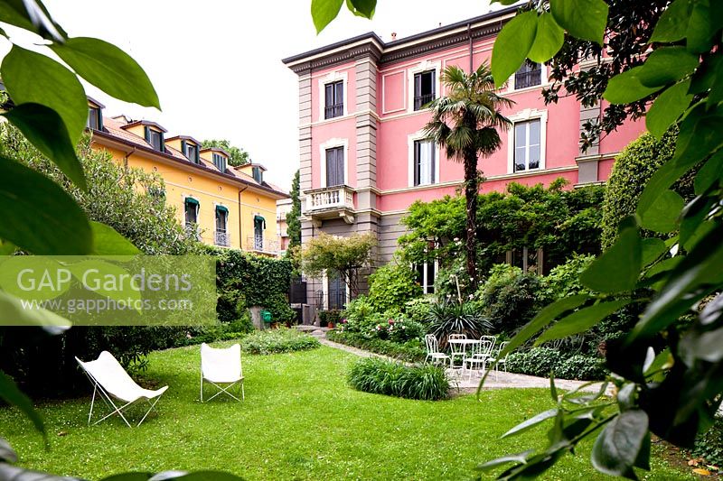 Villa Singer Garden. Milan. Italy