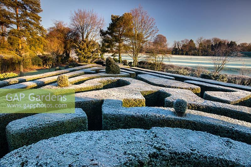 The Hedge Maze, Bridge End Garden, Saffron Walden, Essex.