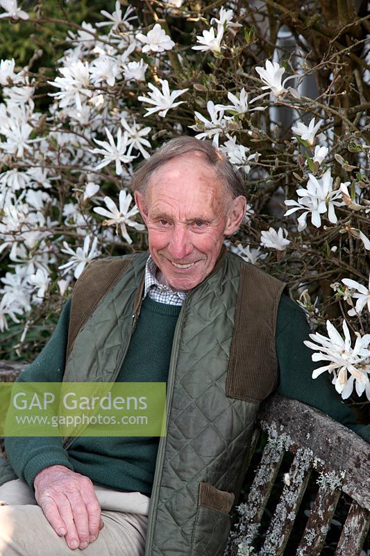 Ken Potts, owner and gardener at Chiffchaffs Garden, Bourton, Dorset