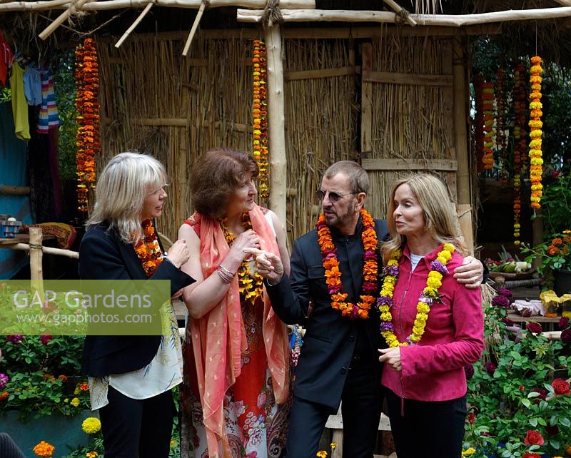 Ringo Starr and the Herbert -Smith Seehils Garden for WaterAid designers Patricia Thurion and Janet Honour