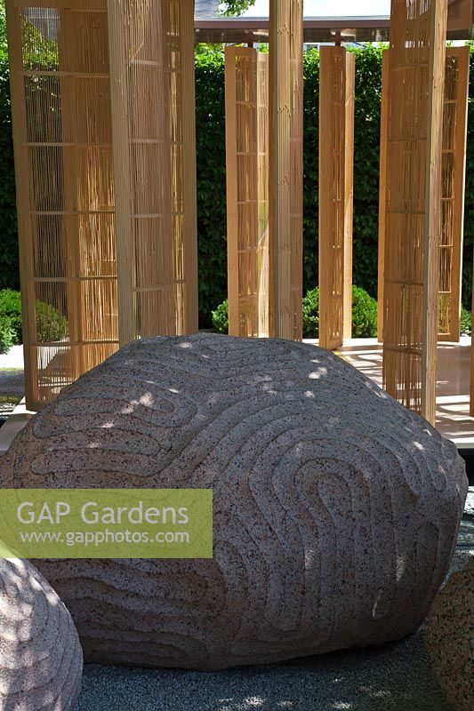 The Laurent-Perrier Garden - Nature and Human Intervention designed by Luciano Giubbilei at the RHS Chelsea Flower Show 2011