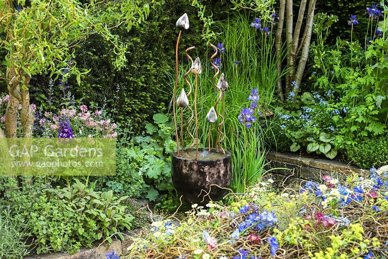The Garden Bed - a partnership with Asda at the RHS Chelsea Flower Show 2016. Designers: Alison Doxey and Stephen Welch.