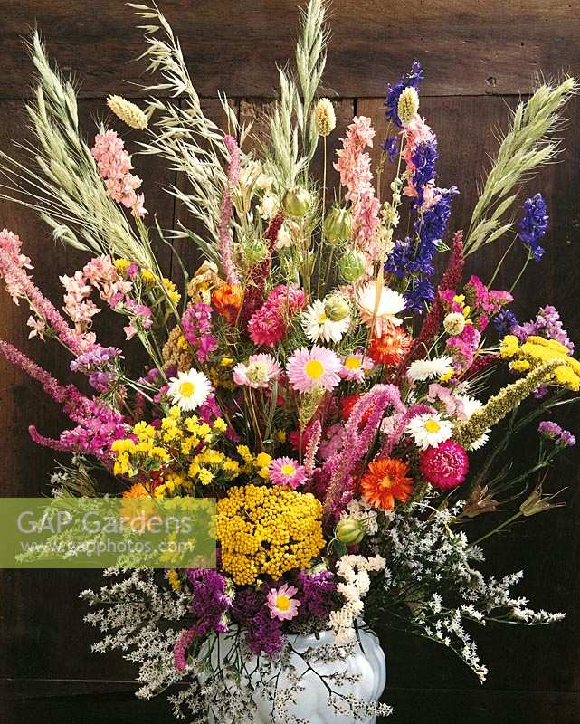 Trockenblumen Mischung / Boquet in Vase