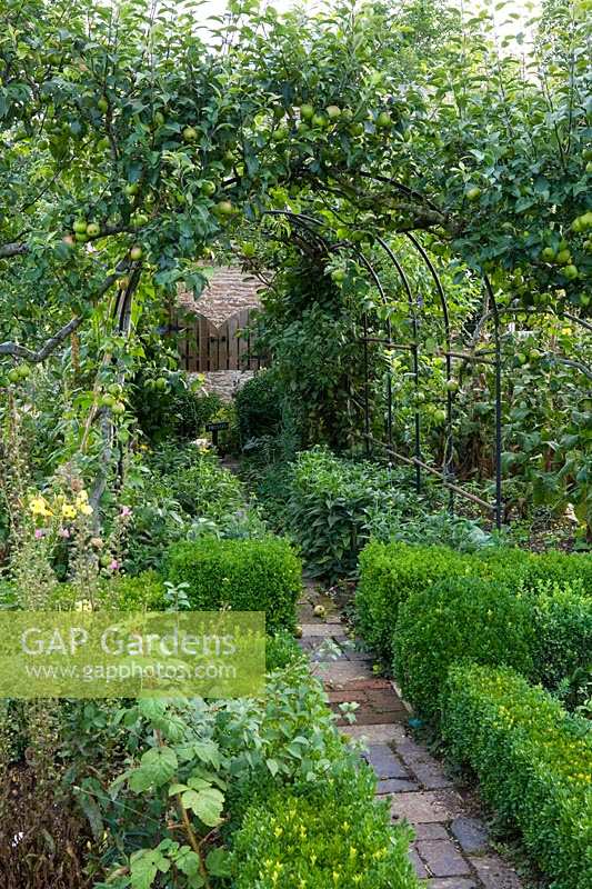 Barnsley House Gardens, Gloucestershire, UK. The potager