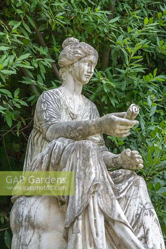 Giardino di Boboli ( Boboli Gardens ), Florence, Italy. Sixteenth century Medici Garden at Palazzo Pitti, statuary