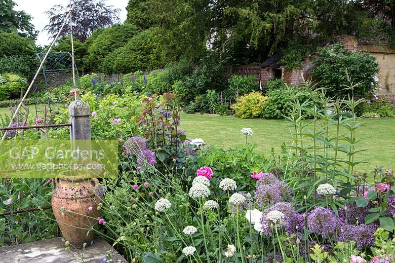 Jennifer Stratton's garden in Codford, Wiltshire