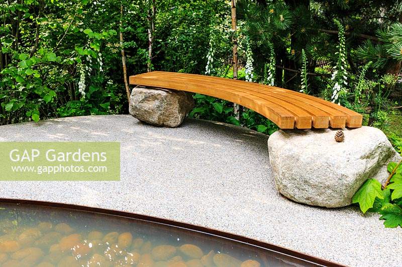 Family Monsters Garden at RHS Chelsea Flower Show 2019 - unusal bench - Designer: Alistair Bayford - Sponsor:  idverde, Family Action. Gold medal, Best Artisan Garden.