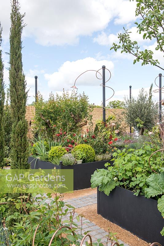 The Perfumer's Garden, RHS Malvern Spring Festival, 2018 - Sponsor: Keyscape Design. 
