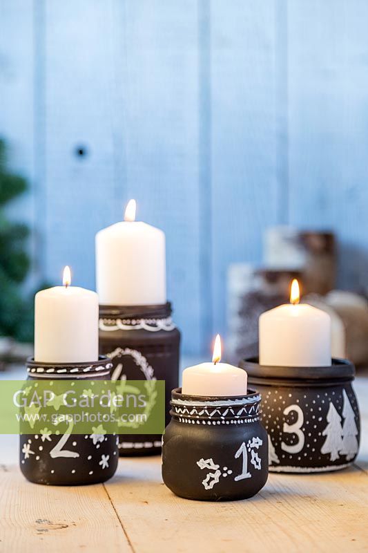 Advent Candle Jars