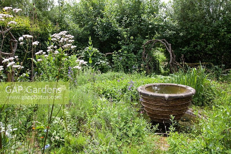 The 'Herbs for Healing Garden' by Davina Wynne-Jones, at Barnsley House, Cirencester, UK.