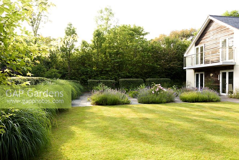 House and garden - Barefoot Garden, Cornwall, UK 