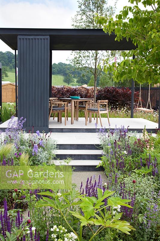 'A Family Garden', sponsored by CCLA, RHS Chatsworth Flower Show, 2018.
