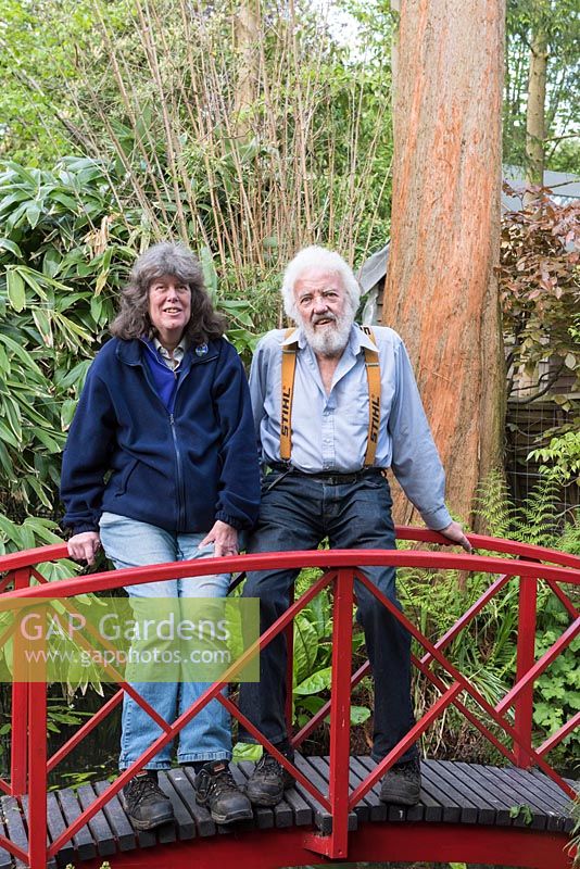 Roger and Linda Hammond, who hold a National Collection of Epimedium with more than 300 different varieties.