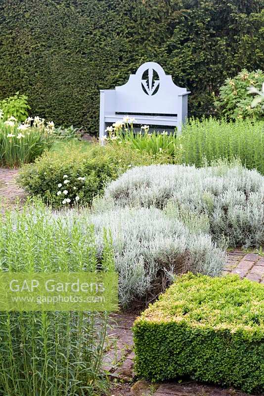  Grey  and  White Garden featuring drought-resistant  plants