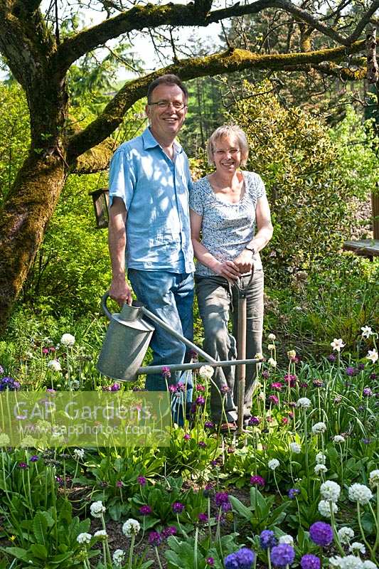 David and Gail Sheals, owners of Summerdale Garden and Nursery, Cumbria, UK. 